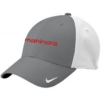 20-NKFB6447, One Size, Dark Grey, Front Center, Mahindra - Cap.